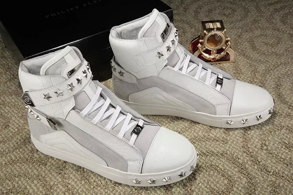 PhiliPP Plein High-Top Fashion Men Shoes--036